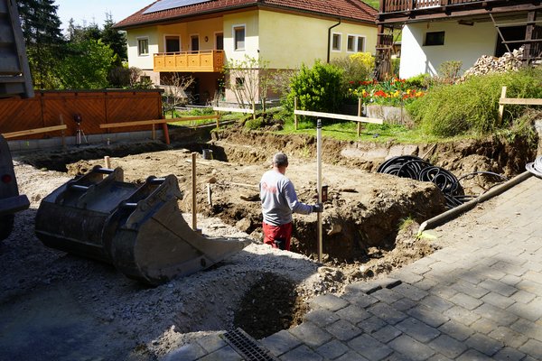 Großzügige Überdachung